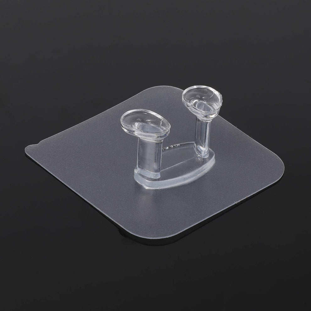 Self-Adhesive Wall Hook – Strong, Transparent & Removable | GlimmerHome
